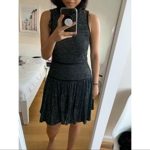 Tibi sleeveless grey dress sz 10